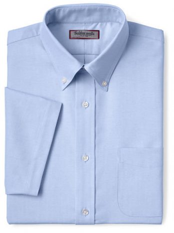 Men’s short sleeve button down oxford shirt