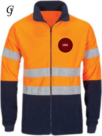 Microfiber jacket lined with thermal fiber
