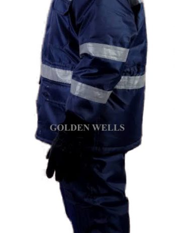 Golden wells freezer Suit, Italian materials