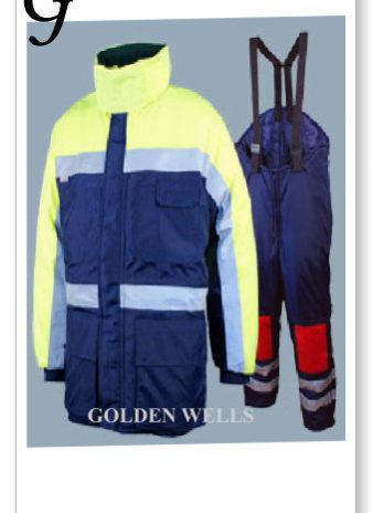 Golden wells antifreeze suit , Deep freezer wear