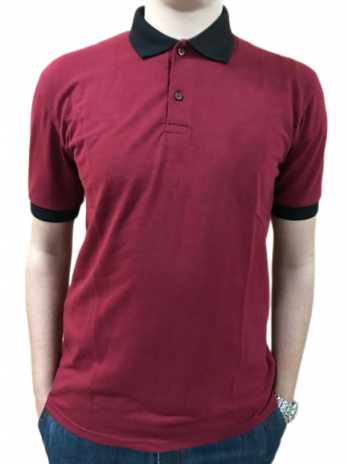 T-shirt, 2 colors burgundy and black