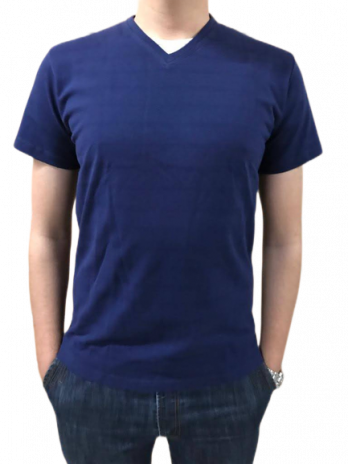 (V) Polo collar T-shirt