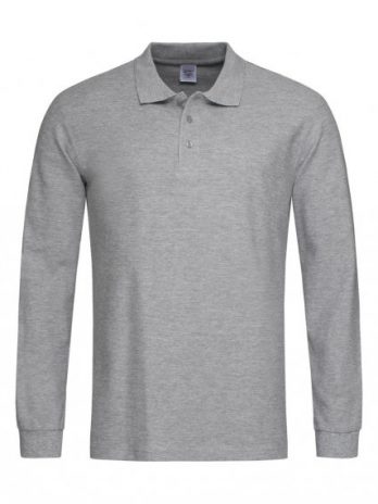 Polo T-shirt with cuffed sleeves