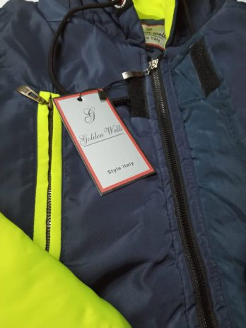 Two-color lined waterproof jacket