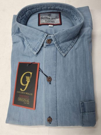 Jeans shirt with sleeves