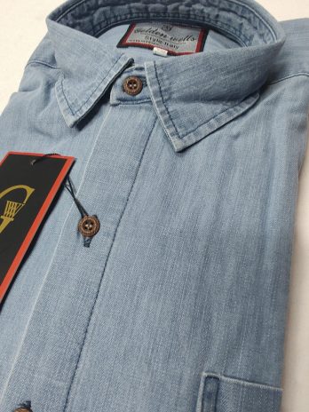 Jeans shirt with sleeves